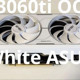 WHITE ASUS GeForce RTX 3060 Ti