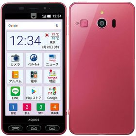 SIMフリー シンプルスマホ3 509SH ピンク 16GB