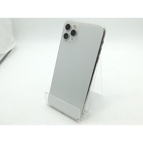【中古】Apple au 【SIMロック解除済み】 iPhone 11 Pro Max 64GB シルバー MWHF2J/A【柏】保証期間１週間【ランクC】