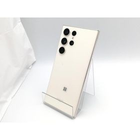【中古】SAMSUNG au 【SIMフリー】 Galaxy S23 Ultra クリーム 12GB 256GB SCG20【ECセンター】保証期間１ヶ月【ランクB】