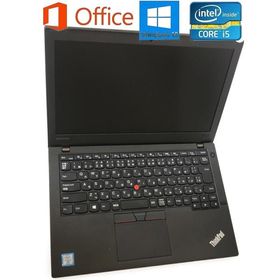 中古パソコン Lenovo ThinkPad x260 20f5 s00100 Microsoft Office 2019 Core i5 6300U 2.4GHz 4GB 500GB HDD 12.5型FWXGA Windows11