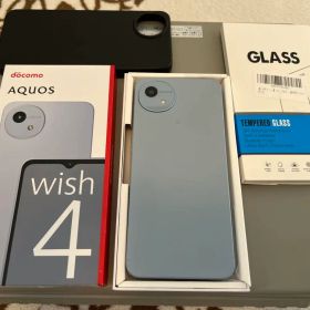 AQUOS wish4 SH-52E ブルー docomoモデルSIMフリー