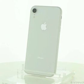 〔中古品〕 iPhoneXR 64GB ホワイト MT032J／A SIMフリー【262】