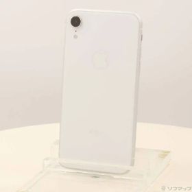 〔中古品〕 iPhoneXR 64GB ホワイト MT032J／A SIMフリー【276】