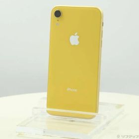 〔中古品〕 iPhoneXR 128GB イエロー MT0Q2J／A SIMフリー【377】