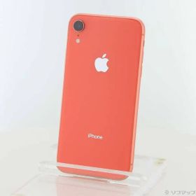 〔中古品〕 iPhoneXR 128GB コーラル MT0T2J／A SIMフリー【258】