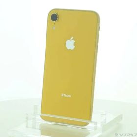 〔中古品〕 iPhoneXR 128GB イエロー MT0Q2J／A SIMフリー【295】
