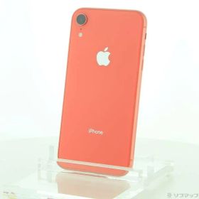 〔中古品〕 iPhoneXR 128GB コーラル MT0T2J／A SIMフリー【368】