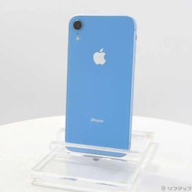 〔中古品〕 iPhoneXR 128GB ブルー MT0U2J／A SIMフリー【348】