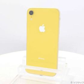 〔中古品〕 iPhoneXR 128GB イエロー MT0Q2J／A SIMフリー【348】