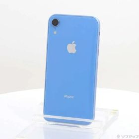 〔中古品〕 iPhoneXR 128GB ブルー MT0U2J／A SIMフリー【262】