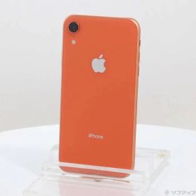 〔中古品〕 iPhoneXR 128GB コーラル MT0T2J／A SIMフリー【247】