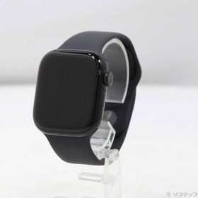 〔中古〕Apple(アップル) Apple Watch Series 10 GPS 42mm ジェットブラックアルミニウムケース ブラックスポーツバンド〔198-ud〕