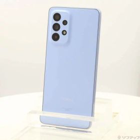 【中古】SAMSUNG(サムスン) Galaxy A53 5G 128GB オーサムブルー SCG15 au SIMフリー 【349-ud】
