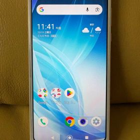 極上美品 ドコモ SH-03K ホワイト SIMロック解除済み ケース付き