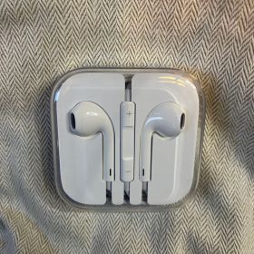 未使用 未開封Apple EarPods ホワイト ケース付き