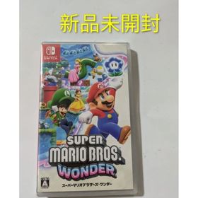 ニンテンドウ(任天堂)の【新品未開封】 スーパーマリオブラザーズ ワンダー シュリンク付き(家庭用ゲームソフト)