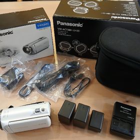 パナソニック(Panasonic)のPanasonic デジタルハイビジョン ビデオカメラ HC-V480MS-W(ビデオカメラ)