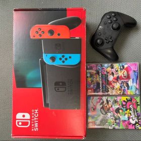 Nintendo Switch 本体、ゲームソフト、プロコン、SDカード付