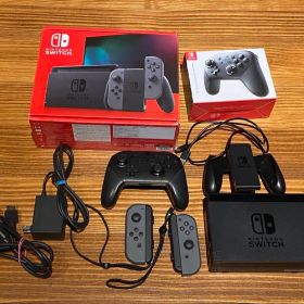 Nintendo Switch 本体グレー プロコン付き