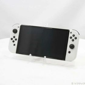 【中古】Nintendo(任天堂) Nintendo Switch 有機ELモデル Joy-Con(L)／(R) ホワイト 【377-ud】