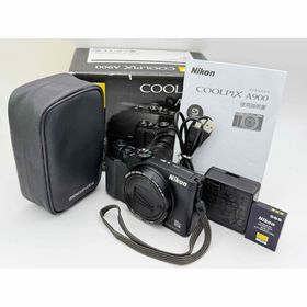 ニコン(Nikon)の【美品】Nikon COOLPIX A900 ブラック オマケ付 クールピクス(コンパクトデジタルカメラ)
