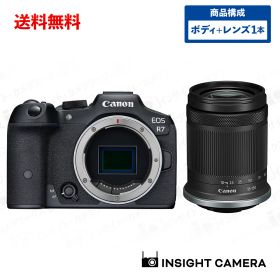 キヤノン EOS R7 ボディ ブラック + 高倍率ズームレンズセット RF-S18-150mm F3.5-6.3 IS STM APS-C イオス ミラーレス一眼カメラ Canon（出荷後転送不可）