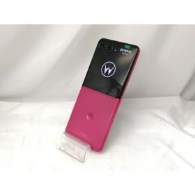 【中古】MOTOROLA IIJmio 【SIMフリー】 motorola razr 50 ultra ホットピンク 12GB 512GB【戸塚】保証期間1ヶ月【ランクA】