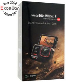 インスタスリーシックスティ(insta360)のInsta360 アクションカメラ Insta360 Ace Pro 2 デュアルバッテリーキット CINSBBGA-DB ブラック(ビデオカメラ)