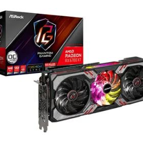 【中古】 ASRock グラフィックボード RX 6700 XT PGD 12G OC AMD Radeon RX6700 XT 搭載 GDDR6 12GB ビデオカード 【品】