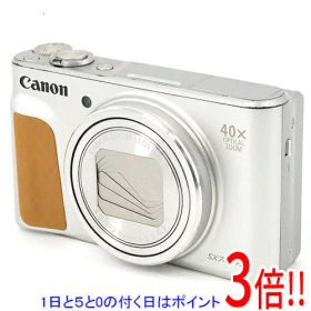 【1日と5.0のつく日、18日はポイント3倍！】【中古】Canon製 PowerShot SX740 HS シルバー 2030万画素