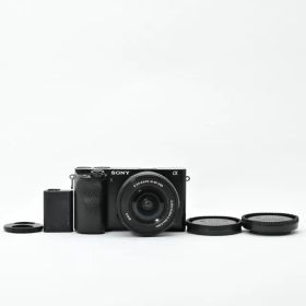 ＜並品＞SONY α6000 パワーズームレンズキット ILCE-6000L｜シャッター数4,814枚｜ファインダー左側に黒ケラレ発生あり（液晶での撮影可）｜軽快AF×高画質APS-C｜初めてのミラーレス入門にもおすすめ！