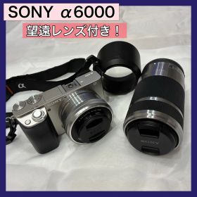 ミラーレス 一眼レフ カメラ SONY α6000 望遠レンズ付き