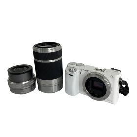 SONY a6000 ILCE-6000 16-50mm 55-210mm デジタル 一眼 ミラーレス カメラ ダブル ズーム レンズ キット 中古 Y10703338
