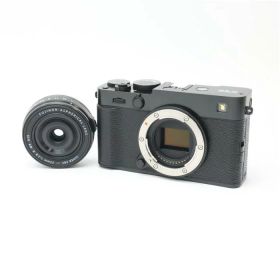 【中古】 《良品》 FUJIFILM X-E5 XF23mm F2.8 R WRレンズキット ブラック 【ストラップ取付部部品交換/各部点検済】 [ デジタルカメラ ]