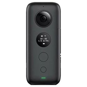 【中古】Insta360 ONE X 5.7K 超 動画 手ブレ補正機能FlowState搭載 360度アクションカメラ 高速WiFi iphone/Android対応 (SDカード別売り、V30ビデオスピードクラスmicroSDXCが必要)