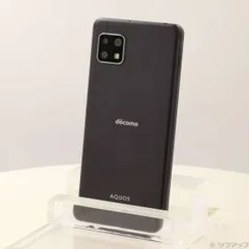 〔中古品〕 AQUOS sense4 64GB ブラック SH-41A docomoロック解除SIMフリー【251】