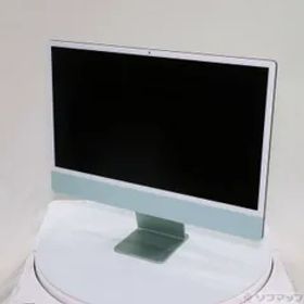 〔中古品〕 iMac 24-inch Mid-2021 MGPH3J／A Apple M1 8コアCPU_8コアGPU 8GB SSD256GB グリーン 〔15.7 Sequoia〕【348】