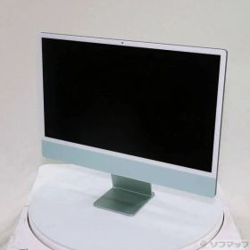 〔中古品〕 iMac 24-inch Mid-2021 MGPH3J／A Apple M1 8コアCPU_8コアGPU 8GB SSD256GB グリーン 〔15.7 Sequoia〕【348】