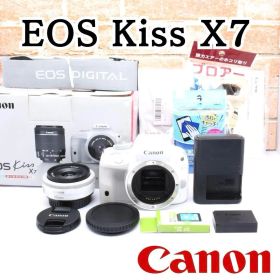 綺麗にボケる単焦点レンズ✨Canon EOS Kiss X7✨ホワイト