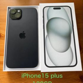 iPhone 15 Plus 128GB 本体 SIMフリー BLACK