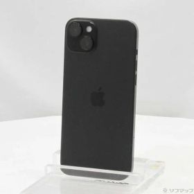 〔中古品〕 iPhone15 Plus 128GB ブラック MU083J／A SIMフリー【377】
