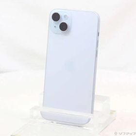 〔中古品〕 iPhone15 Plus 128GB ブルー MU0D3J／A SIMフリー【258】