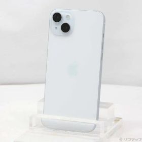 〔中古品〕 iPhone15 Plus 128GB ブルー MU0D3J／A SIMフリー【348】
