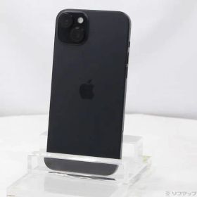 〔中古品〕 iPhone15 Plus 128GB ブラック MU083J／A SIMフリー【344】
