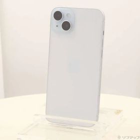 〔中古品〕 iPhone15 Plus 128GB ブルー MU0D3J／A SIMフリー【349】