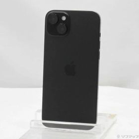 〔中古品〕 iPhone15 Plus 128GB ブラック MU083J／A SIMフリー【258】