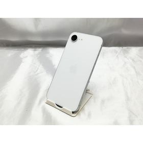 【中古】Apple au 【SIMフリー】 iPhone 16e 128GB ホワイト MD1R4J/A【ECセンター】保証期間１ヶ月【ランクB】