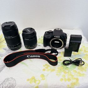 【ほぼ新品】Canon EOS Kiss X7 ダブルレンズ キャノン♥️初心者♥️(デジタル一眼)