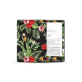 MightySkins Skin Compatible with Kindle Paperwhite 5 6.8-inch 11th Gen (2021) Full Wrap - Dark Hibiscus | Protective, and Unique Vinyl Dec_並行輸入